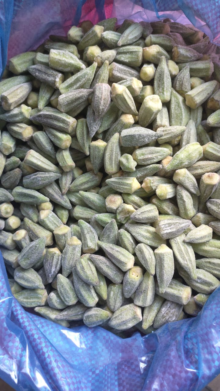 Frozen okra
