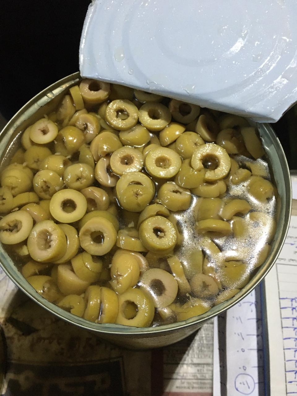 Green Olives Cut