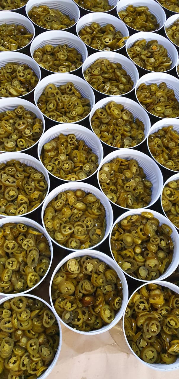 Jalapeno Pepper Hot Green Cut
