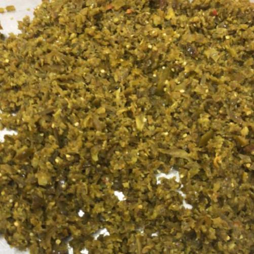 salted jalapeño peppers crushed